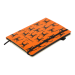Блокнот деловой Buromax RELAX А5, 96 листов, клетка, оранжевый - №3
