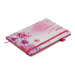 Блокнот деловой Buromax CHERIE А5, 96 листов, клетка, розовый - №3