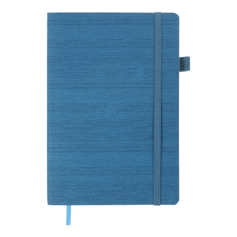 Блокнот деловой Buromax COLOR TUNES А5, 96 листов, линия, синий - №1