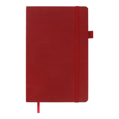 Книга записная Buromax PRIMO 12.5х19.5 см, 96 листов, клетка, бордовый - №2
