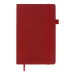 Книга записная Buromax PRIMO 12.5х19.5 см, 96 листов, клетка, бордовый - №2