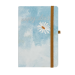 Книга записная Buromax CARINO на резинке 13.6х20.7 см, 96 листов, клетка, голубой - №1