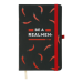 Книга записная Buromax MACHO на резинке 13.6х20.7 см, 96 листов, клетка, графитовый - №1
