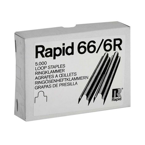 Скобы R 66/6 (5000 шт) Rapid - евроскоба - №1