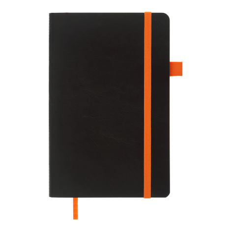 Книга записная Buromax CONCEPT 12.5х19.5 см, 96 листов, клетка, оранжевый - №2