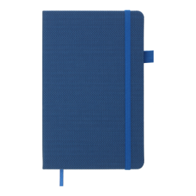 Книга записна Buromax TWEED 12.5х19.5 см, 96 аркушів, клітинка, синій