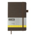 Книга записная Buromax TWEED 12.5х19.5 см, 96 листов, клетка, серый - №1