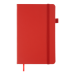 Книга записная Buromax ETALON 12.5х19.5 см, 96 листов, линия, красный - №1