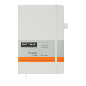 Книга записная Buromax ETALON 12.5х19.5 см, 96 листов, линия, белый