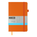 Книга записная Buromax ETALON 12.5х19.5 см, 96 листов, точка, оранжевый - №1