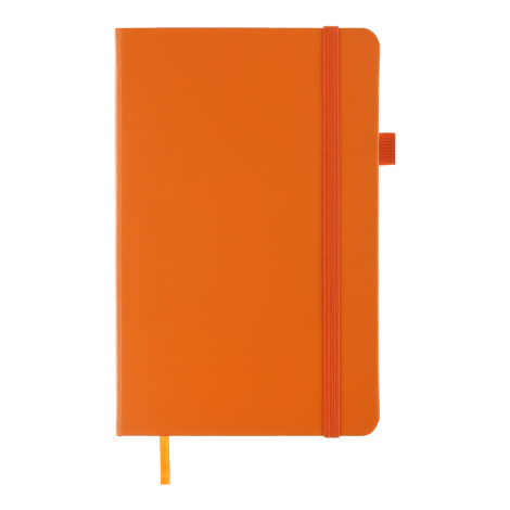 Книга записная Buromax ETALON 12.5х19.5 см, 96 листов, точка, оранжевый - №2