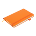 Книга записная Buromax ETALON 12.5х19.5 см, 96 листов, точка, оранжевый - №3