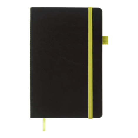 Книга записная Buromax CONCEPT 12.5х19.5 см, 96 листов, точка, желтый - №2
