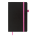Книга записная Buromax CONCEPT 12.5х19.5 см, 96 листов, точка, розовый - №2