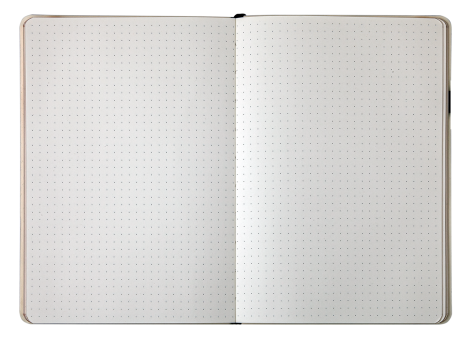 Книга записная Buromax CONCEPT 12.5х19.5 см, 96 листов, точка, голубой - №4