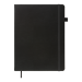 Книга записная Buromax ETALON 19х25 см, 96 листов, клетка, черный - №2