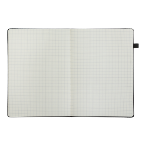 Книга записная Buromax ETALON 19х25 см, 96 листов, клетка, черный - №4