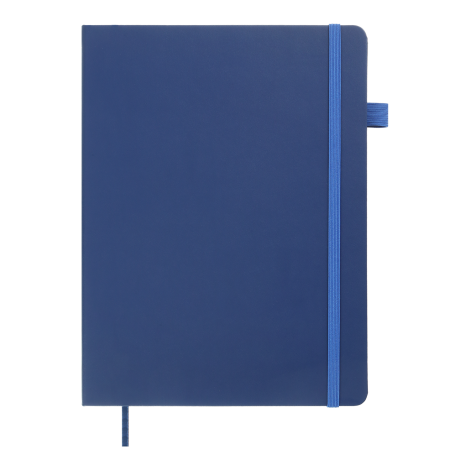 Книга записная Buromax ETALON 19х25 см, 96 листов, клетка, синий - №2
