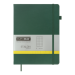 Книга записная Buromax ETALON 19х25 см, 96 листов, клетка, зеленый - №1