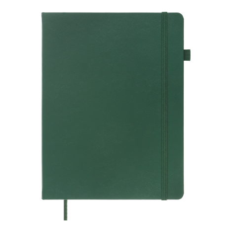 Книга записная Buromax ETALON 19х25 см, 96 листов, клетка, зеленый - №2