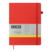 Книга записная Buromax ETALON 19х25 см, 96 листов, клетка, красный - №1