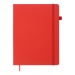 Книга записная Buromax ETALON 19х25 см, 96 листов, клетка, красный - №6
