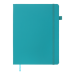 Книга записная Buromax ETALON 19х25 см, 96 листов, клетка, бирюзовый - №2
