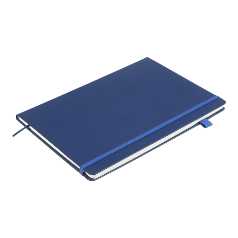 Книга записная Buromax PRIMO 19х25 см, 96 листов, клетка, синий - №3