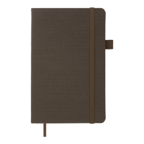 Книга записная Buromax TWEED 12.5х19.5 см, 96 листов, линия, серый - №2