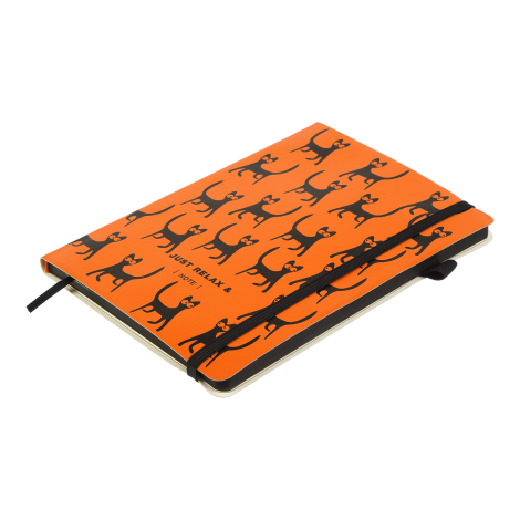 Блокнот деловой Buromax RELAX А5, 96 листов, нелинованый, оранжевый - №3