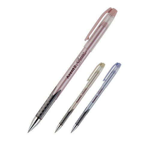 Ручка масляная Axent Shine 0.7 мм, синий - №1