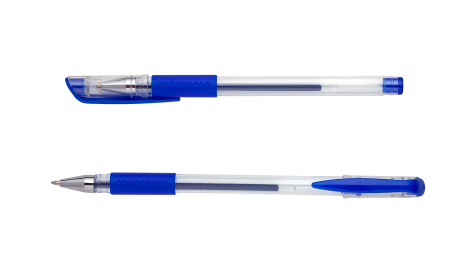 Ручка гелевая Buromax JOBMAX FORMULA GRIP 0.7 мм, синий - №1