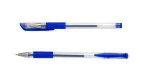 Ручка гелева Buromax JOBMAX FORMULA GRIP 0.7 мм, синій