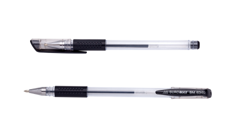 Ручка гелевая Buromax JOBMAX FORMULA GRIP 0.7 мм, черный - №1