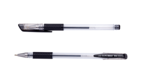 Ручка гелева Buromax JOBMAX FORMULA GRIP 0.7 мм, чорний