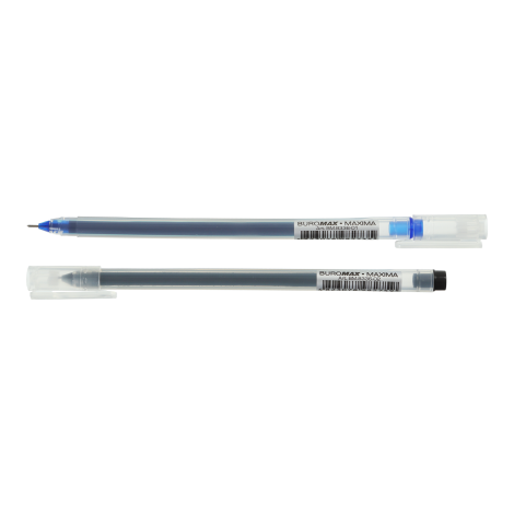 Ручка гелевая Buromax MAXIMA 0.5 мм, синий - №1