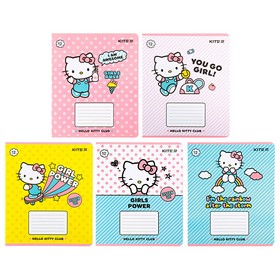 Зошит KITE Hello Kitty А5, 12 аркушів, лінія
