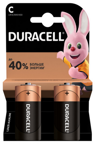 Батарейка DURACELL С/LR14/MN1400 KPN 02*10 - №1