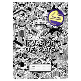 Обкладинка-розмальовка для книжок KITE Invasion А4+