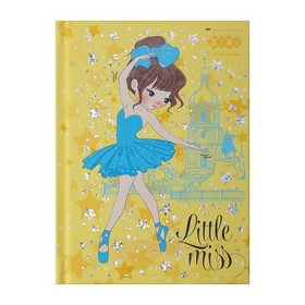 Блокнот ZiBi LITTLE MISS А6, 64 листов, клетка, желтый