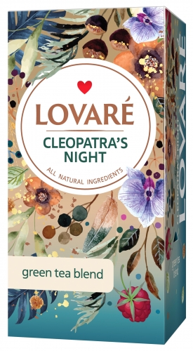 Чай зеленый LOVARE Cleopatra’s night 24 пакетика по 1.5 г - №1