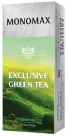 Чай зелений МОNОМАХ EXCLUSIVE GREEN TEA 25 пакетиків по 1.5 г