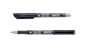 Ручка гелева Buromax "Пиши-Стирай" ERASE SLIM, 0.5 мм, чорний