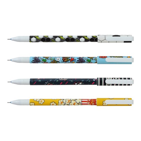 Ручка гелевая ZiBi KIDS Line "Пиши-стирай" для мальчиков, 0.5 мм, синий, 12 шт - №2