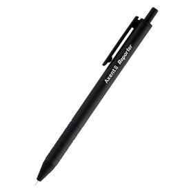 Ручка шариковая автоматическая Axent Reporter 0.7 мм, черная
