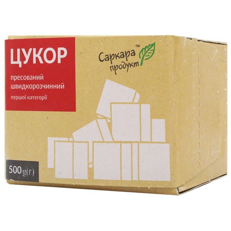 Цукор пресований  500г, коробка - №1