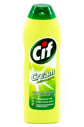 Крем чистящий CIF, 250мл, Актив Лимон - №1