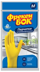 Рукавички гумові, для миття посуду, розмір M, ФРЕКЕН БОК