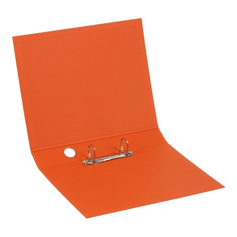 Папка на кольцах Buromax А4, 40 мм, 2D, PVC, оранжевий - №2