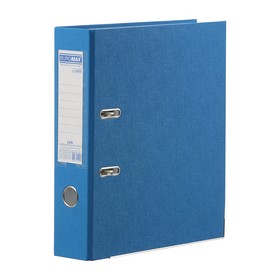Папка-регистратор Buromax JOBMAX LUX А4, 70 мм, PP, светло-синяя
